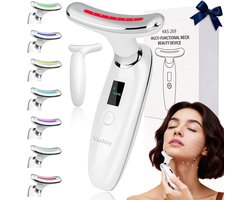 Athletic Archery KKS269 - Huidverjongingsapparaat - Gezichtsmassageapparaat - Facelift Apparaat - Huidverzorging - 45°C EMS met 7 massagemodi anti-aging - LED-roodlichttherapie - USB Oplaadbaar - Cadeau voor vrouwen