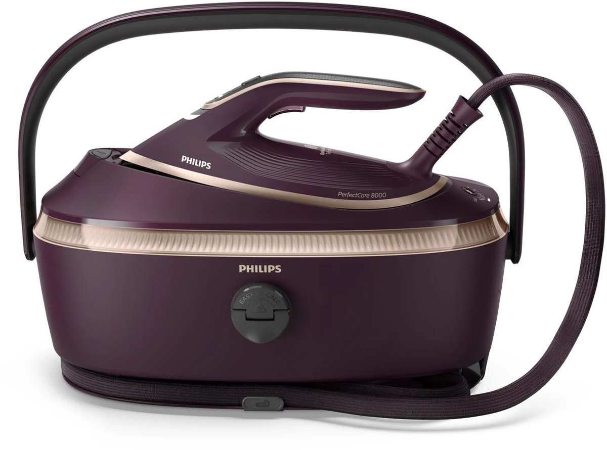 Philips PSG8300/30 stoomstrijkijzer station 3120 W 1,4 l SteamGlide Elite-zoolplaat Paars — afbeelding 1