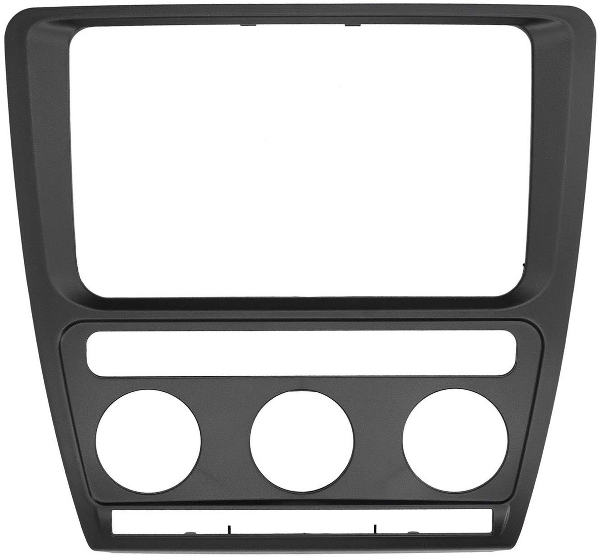 Stereo Radio Fascia Trim - Console Car Stereo Radio Fascia - 2 Din GPS Panel Frame - Geschikt voor Skoda Octavia 2004-2010