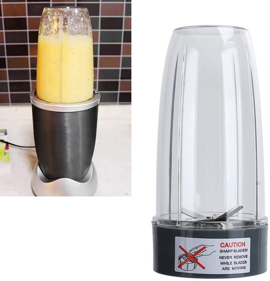 32OZ sapcentrifugebeker met extractorkruismes, sapcentrifugebeker vervangende onderdelen geschikt voor 600W 900W blenders van Merkloos — afbeelding 4