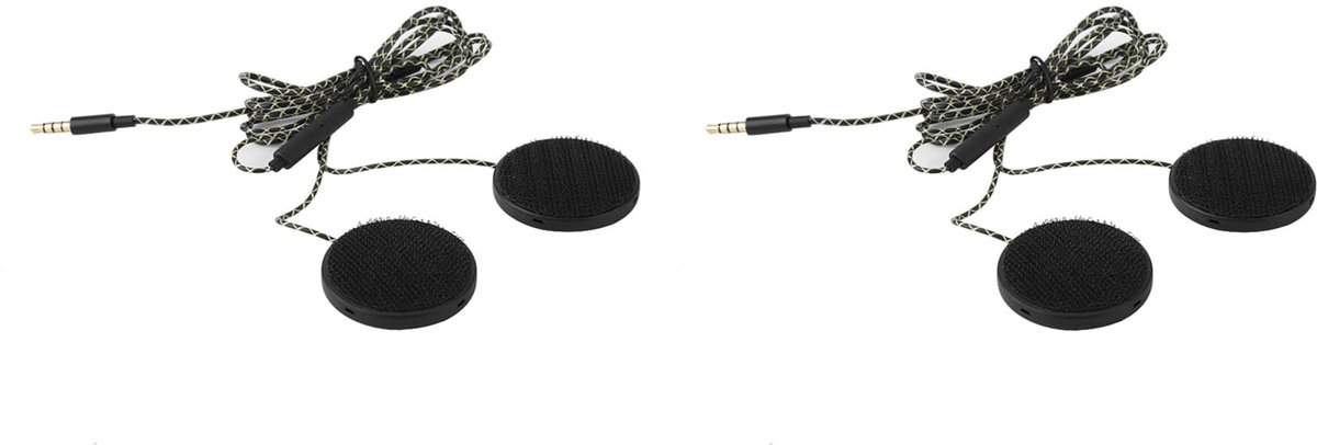Dailygoody - Motorhelm Headset - Muziek Hoofdtelefoon - Veilig Handsfree Bellen - Zwart - Hifi Geluid - Eenvoudig in Gebruik - Geschikt voor Motorrijd