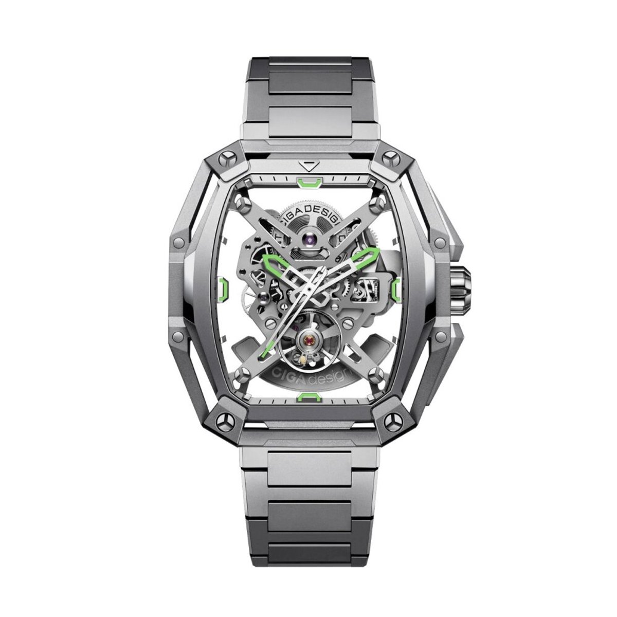 Ciga Design - Z035-SS01-W1S - Polshorloge - Heren - Automatisch - Series Z City Hunter