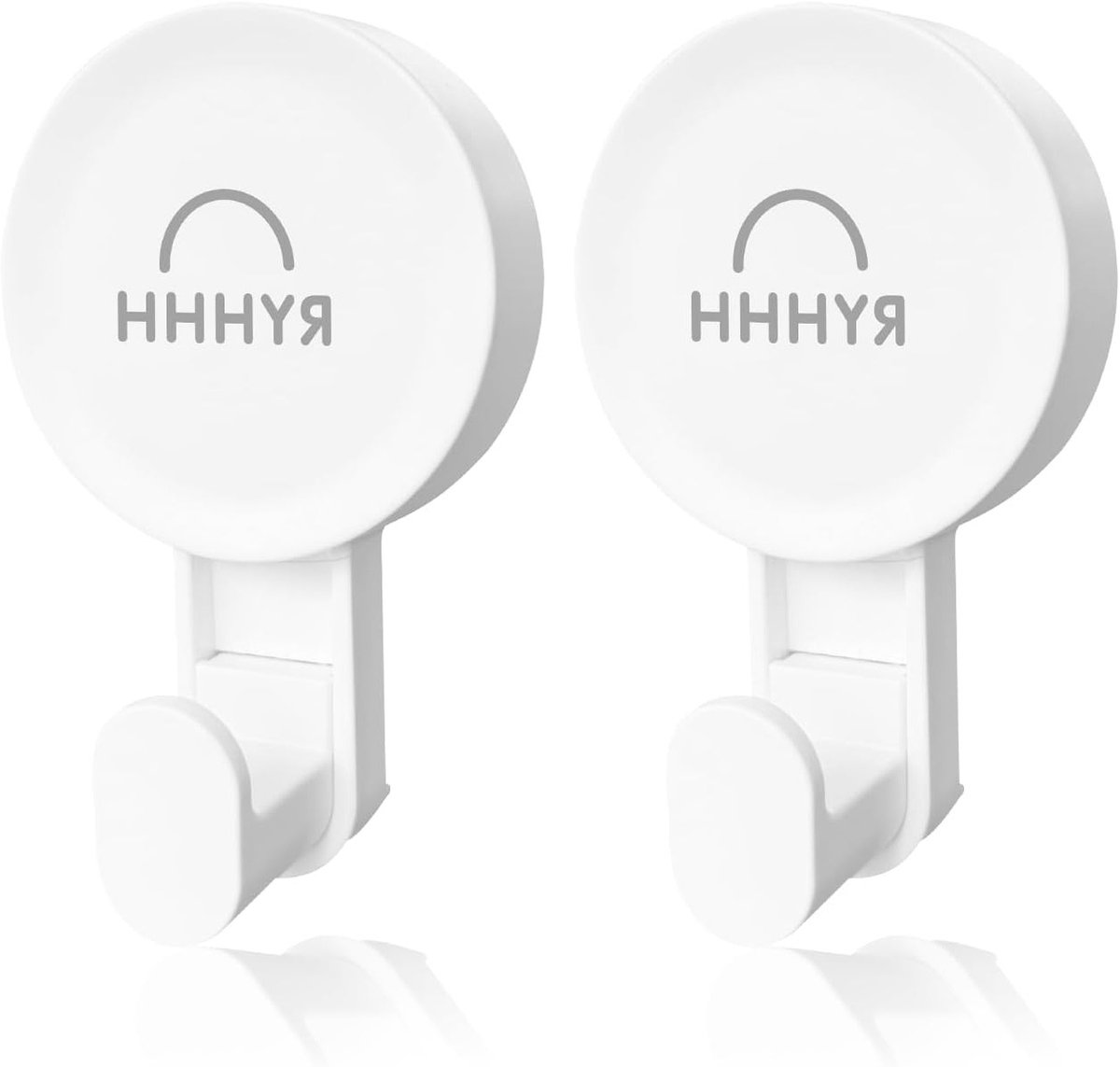 Sterke Zuignap Haken voor Badkamer en Keuken - 2 Stuks, Waterdicht en Afneembaar, Tot 5kg - Ideaal voor Handdoeken, Sleutels en Decoratie op Glas en Tegels