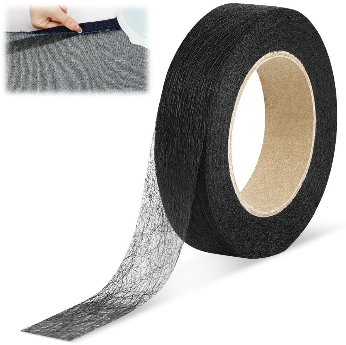 Extra Sterke Strijkband 30m x 2cm - Lichtgewicht Hemband voor Kleding, Gordijnen en DIY Reparaties, Ideaal voor Naaiwerk en Plaktoepassingen