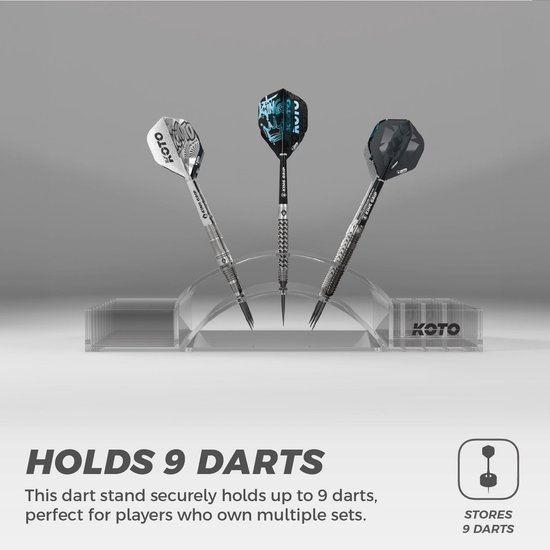 KOTO 9 Holes Darts Display - Dartpijl Houder van KOTO — afbeelding 4