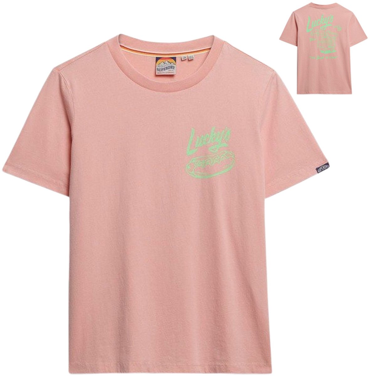 Superdry Roadside Trade Relaxed Shirt Dames Groen