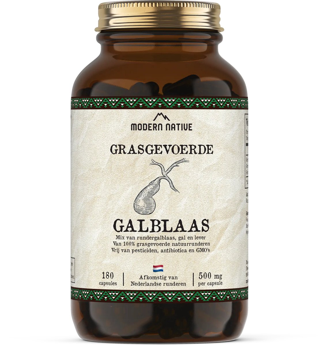 Modern Native Galblaas - 180 Capsules