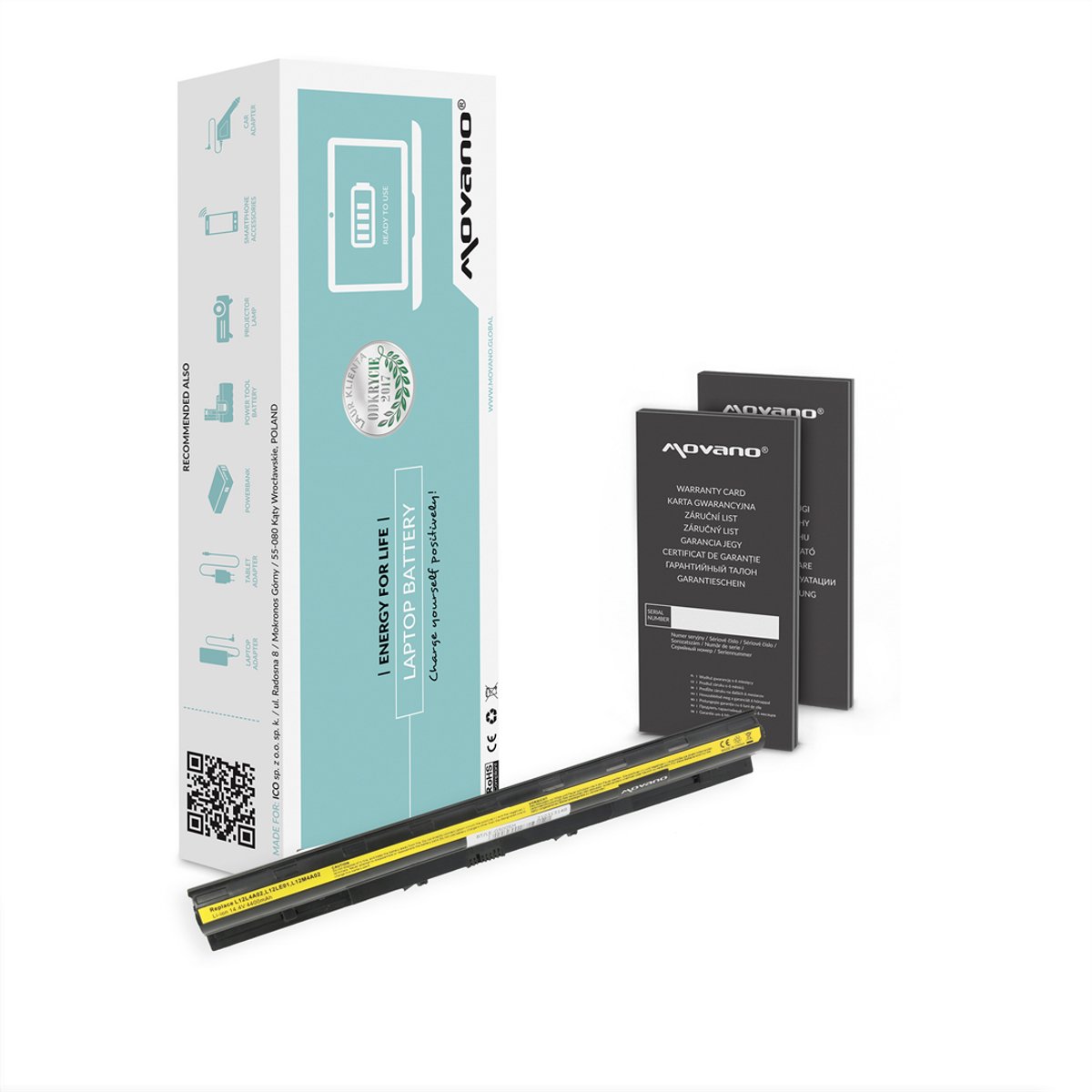 Movano - Batterij voor Lenovo - G500s Z710 G50-45 G50-70 - 4400mAh - Litium-Ion