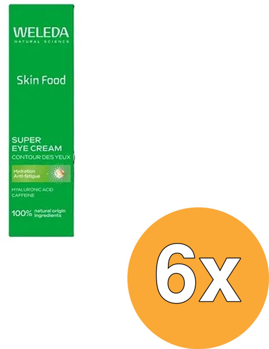 6x Weleda Skin Food Oogcontourcreme (12 ml)