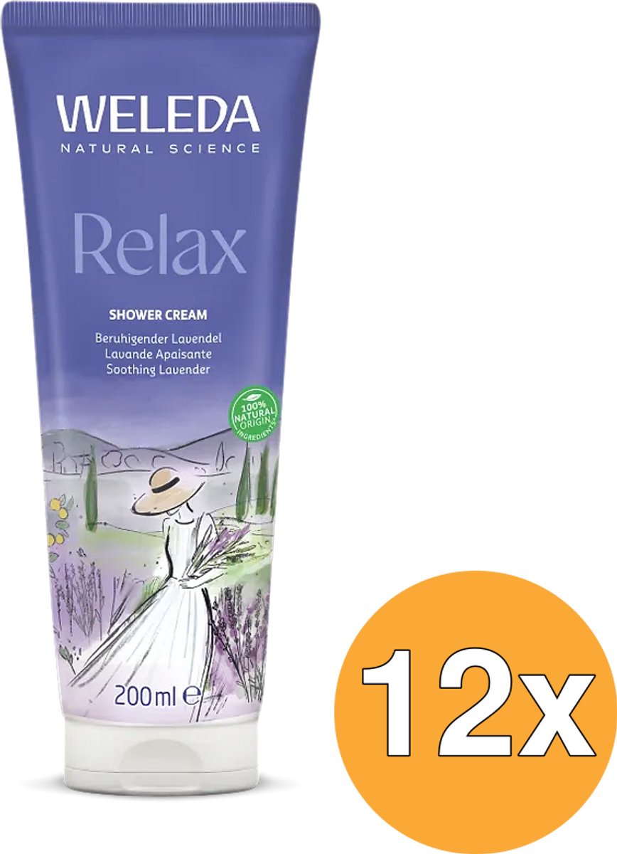 12x WELEDA Aroma shower relax (200 ml)
