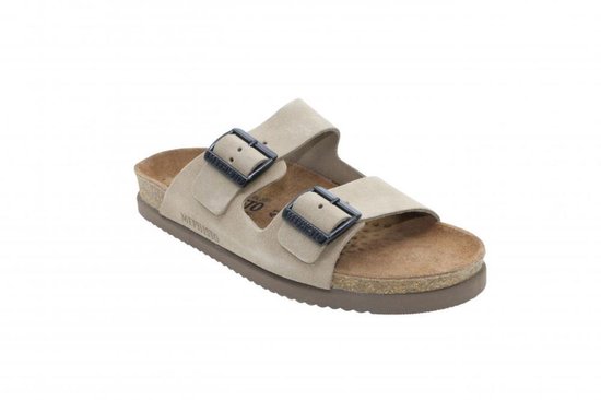 Mephisto Nerio Gris Chaud | Sandale Confort Homme
