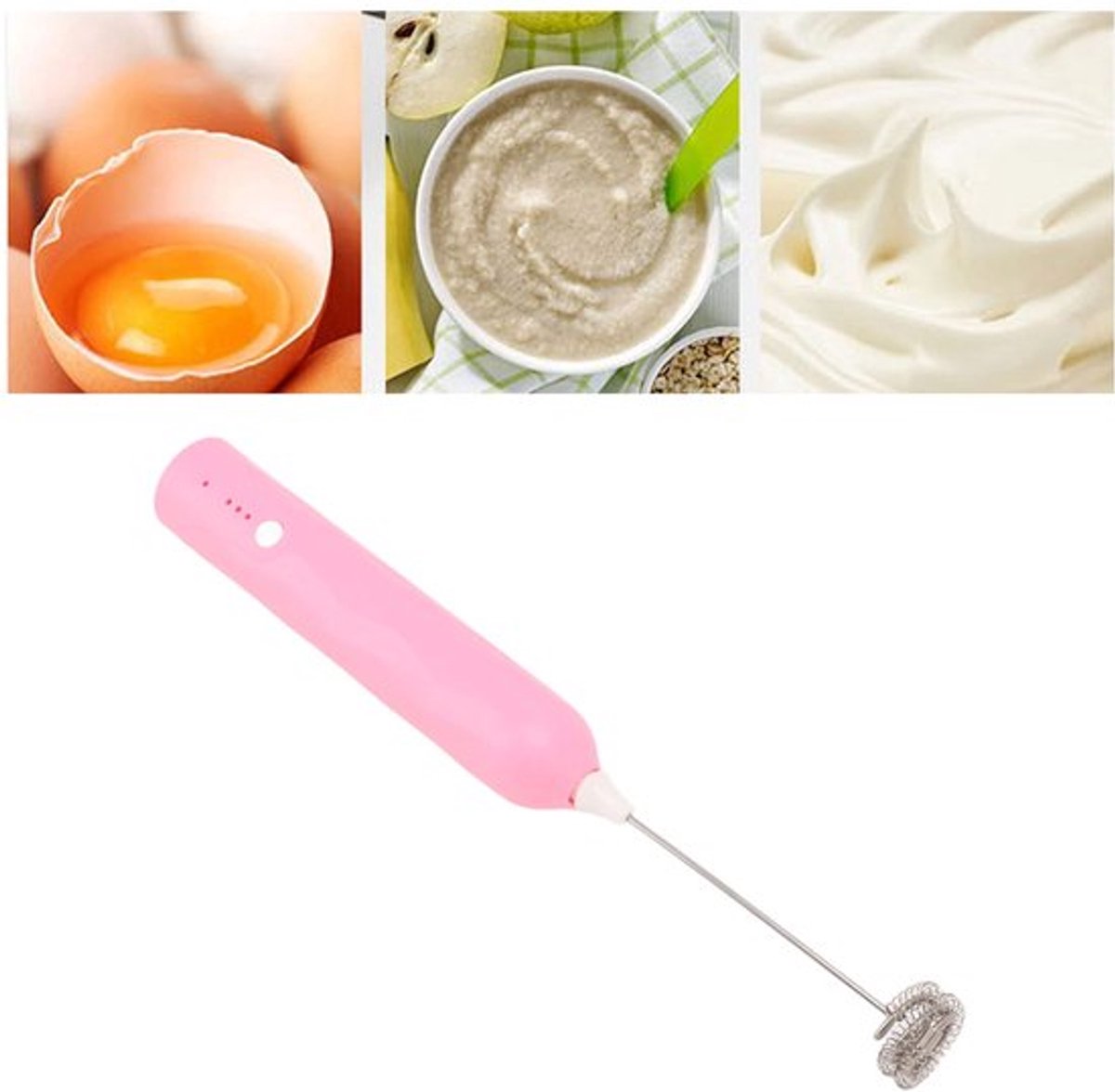 Melkopschuimer, kleine huishoudelijke eierklopper, mini multifunctionele blender, draagbare elektrische roerder, schuimmaker, garde, draadloze melk, koffieschuim voor koffie, warme chocolademelk, milkshakes