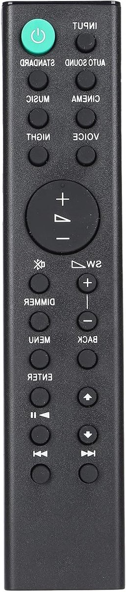 Vervangende afstandsbediening voor Soundbar - Compatibel met HT-S20R en andere modellen, eenvoudig in gebruik