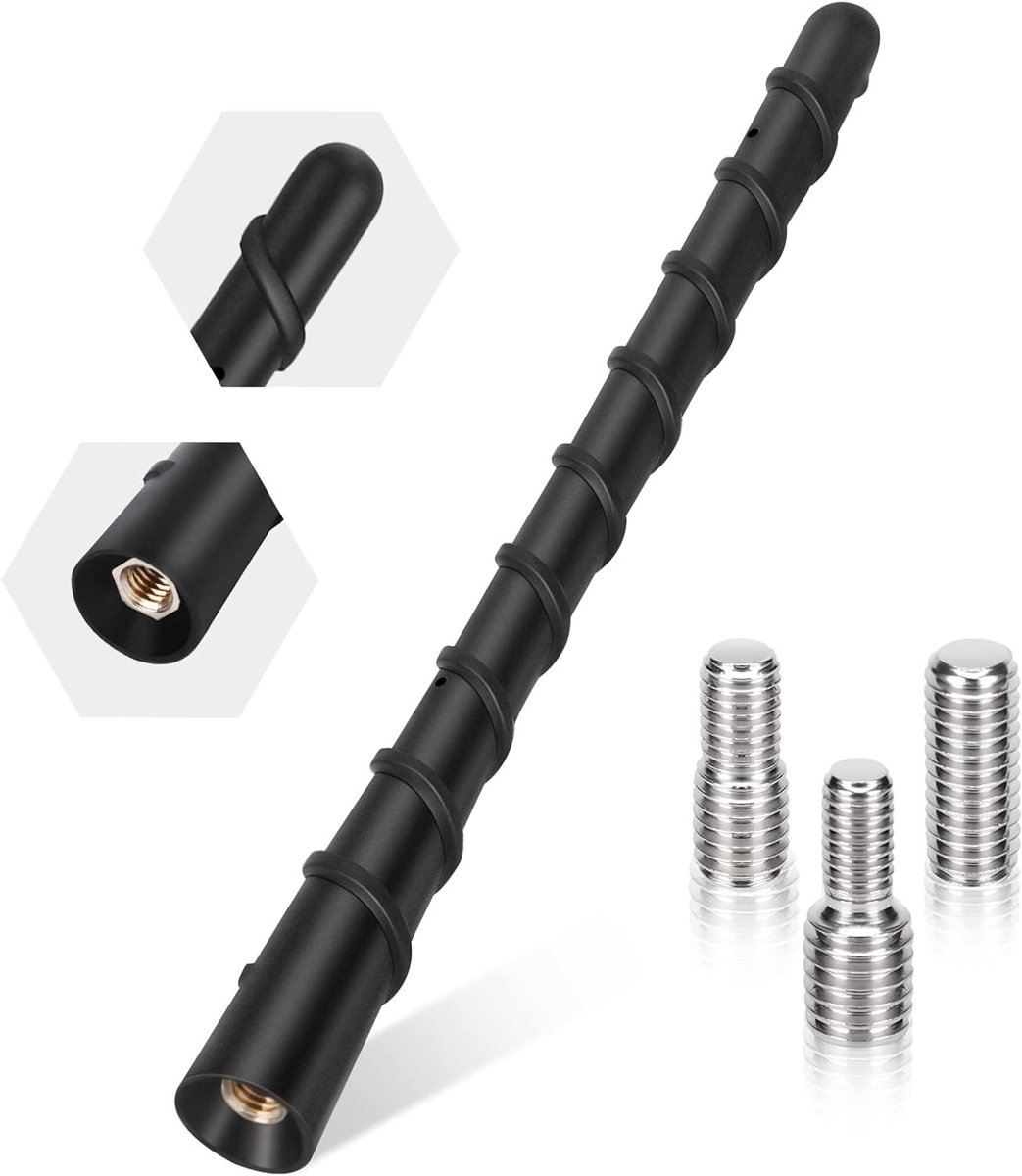 Compacte 18cm Auto Antenne voor FM en DAB Ontvangst met M4, M5, M6 Compatibiliteit