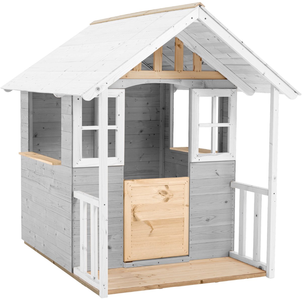 Modulaire kinderspeelhuisje van FSC®-hout PERCE-NEIGE
