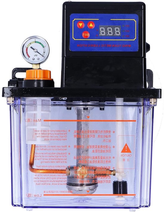 Digitale Automatische Oliepomp voor Mechanische Smeersystemen en Machinegereedschappen met LCD-display en Efficiënte Smering van Merkloos — afbeelding 2