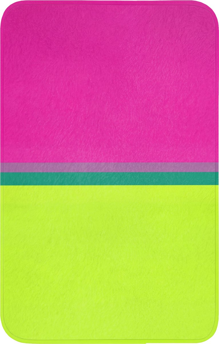 WC mat 50x80 cm - Antislip - Strepen - Modern - Kleurrijk - Toiletmat - Vloermat - Douchem