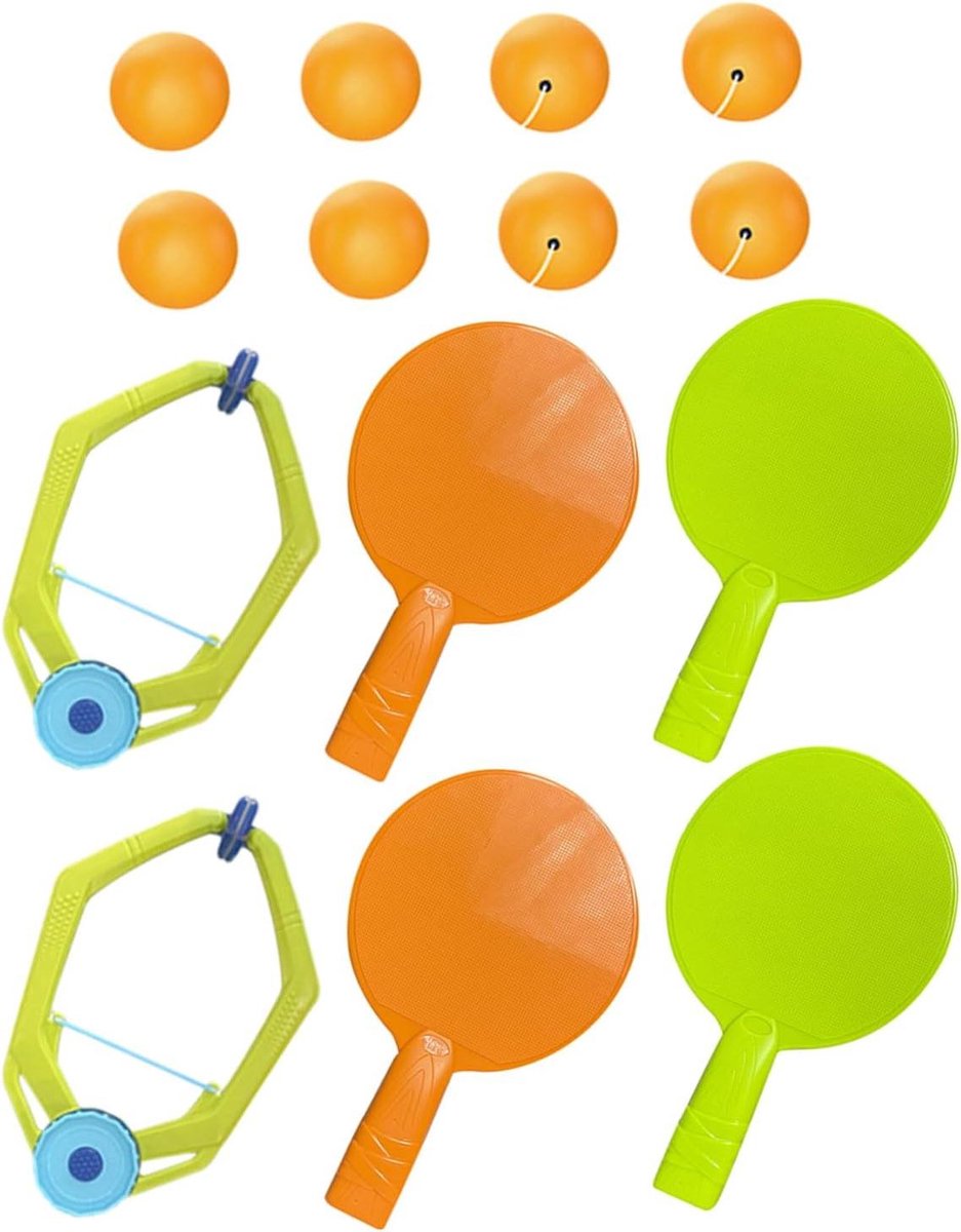 Tafeltennis Trainer - Oefenapparaat Kinderen - Hand-oog Coördinatie - Gemakkelijk Ophangen - 25 x 15 cm - Diverse kleuren
