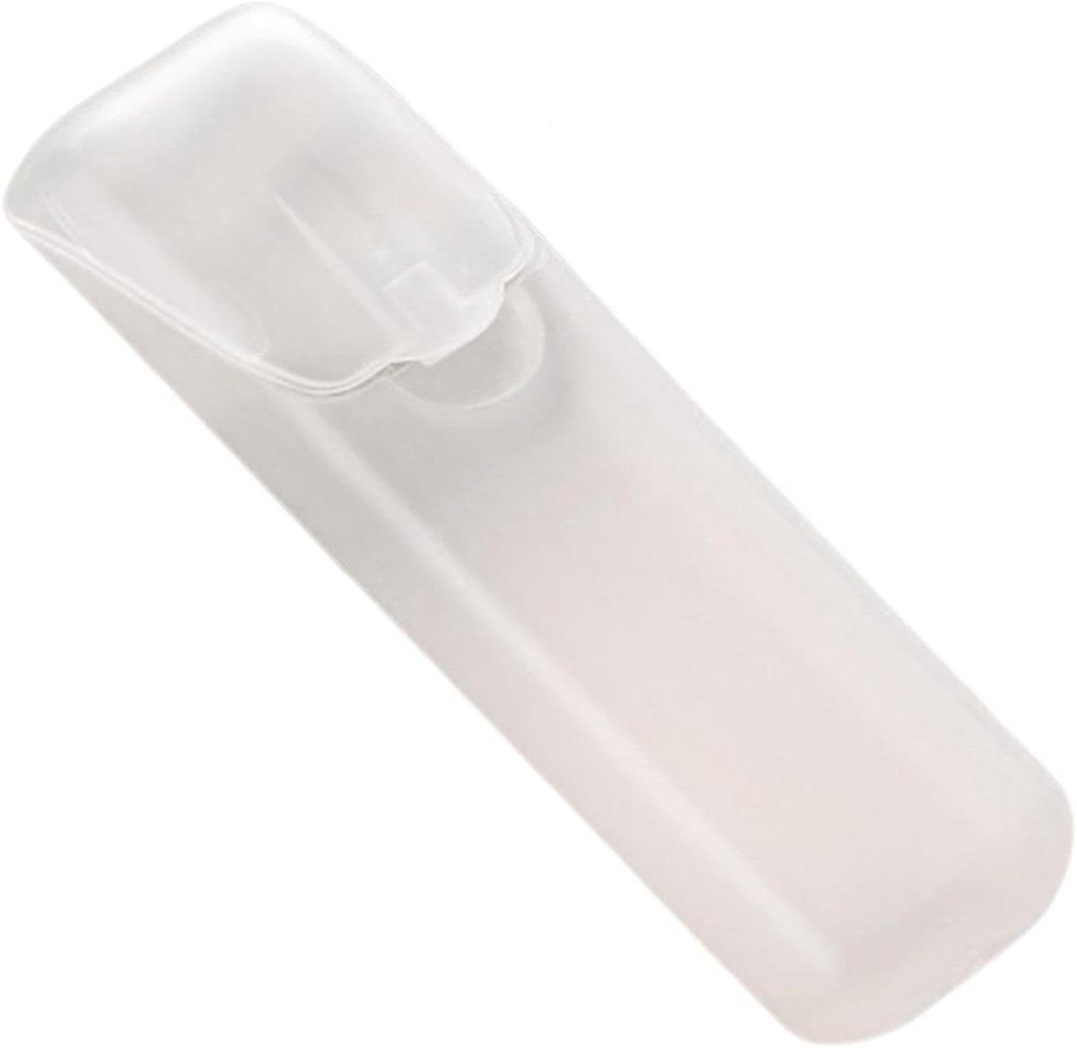Tandenstokerdispenser Reisset - Flosdraadhouder Organizer - Hygiëne Onderweg - Semi-transparante Structuur - 4 Stuks - Wit