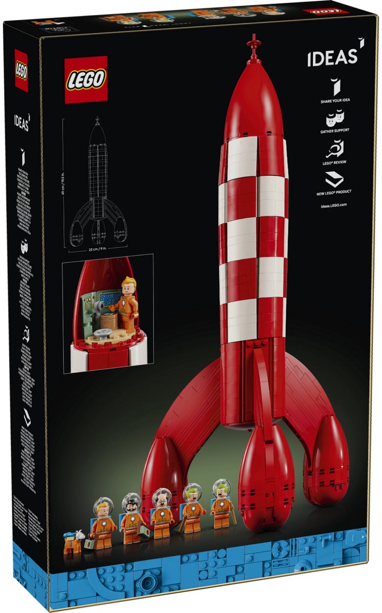 LEGO Ideas Tintin Maanraket - 21367 — afbeelding 2