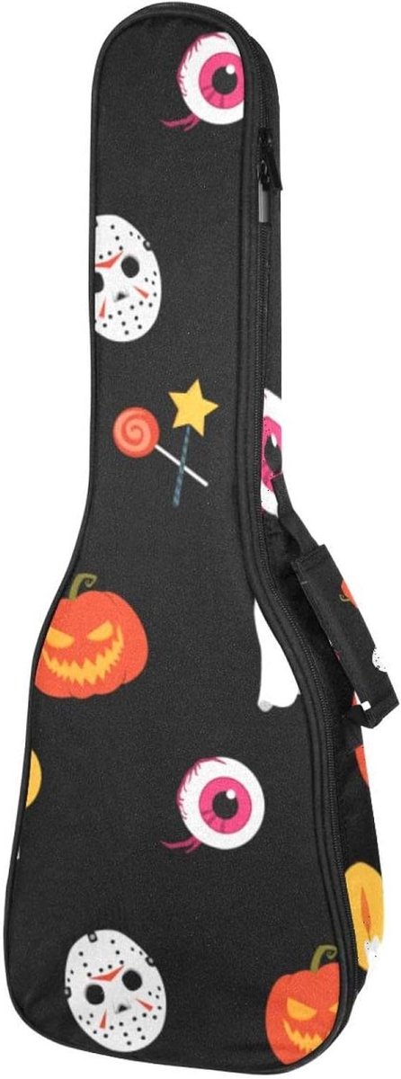 Ukelele Tas - Instrument Hoes - Muziek Transport - 10mm Gewatteerd - 66 cm - Meerkleurig