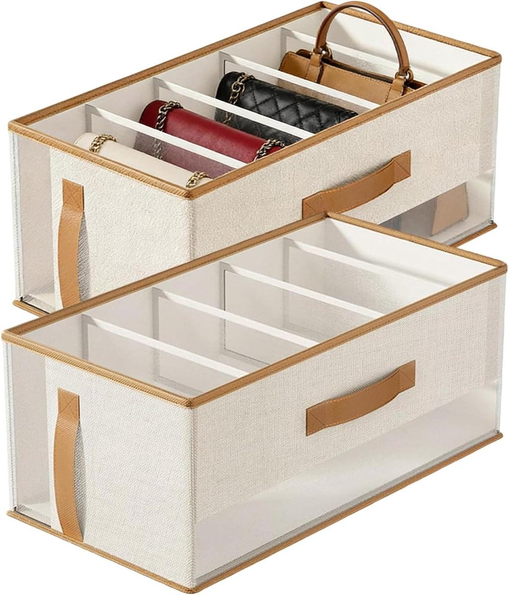Opvouwbare Opberger - Kast Organizer - Kleding Opbergen - Ademend Mesh Ontwerp - 5 Vakken - Grijs