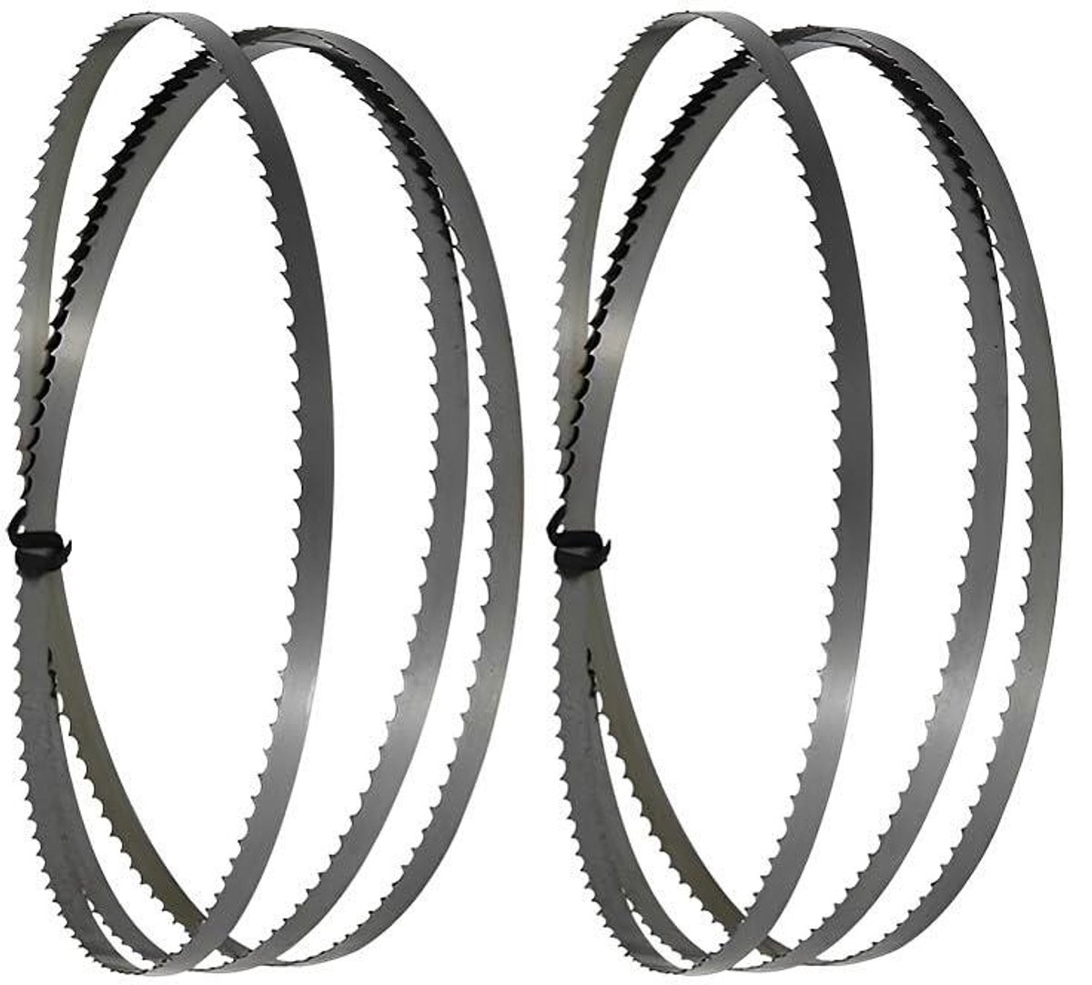 Bandzaagbladen Set - Lintzaagbladen - Houtbewerking Precisie - SK5 Koolstofstaal - 1065x5mm - Zilverkleurig