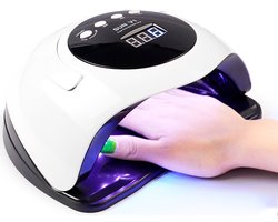 SUNUV® UV LED Nagellamp 168W – Professionele Nageldroger voor BIAB, Gellak & Builder Gel – Timer Display