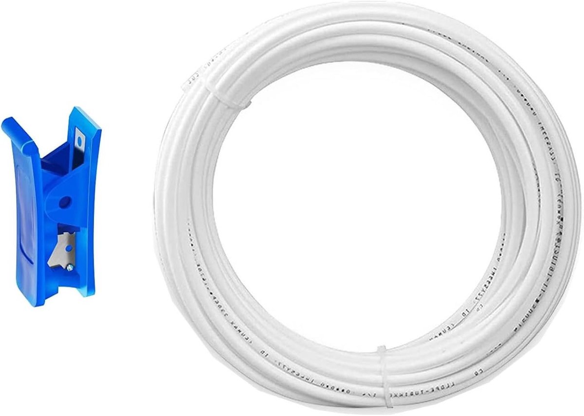 20 m Fridge Hose voor Side by Side Koelkast, 6.35 mm Waterleiding voor Osmose en Waterfilter Systemen