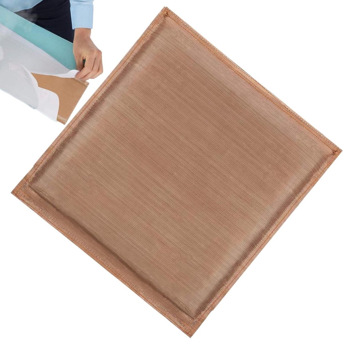 Warmtepers Kussen - Strijkmat Transfer - Textiel Bedrukken - Gelijkmatige Warmte - Diverse Maten - Bruin