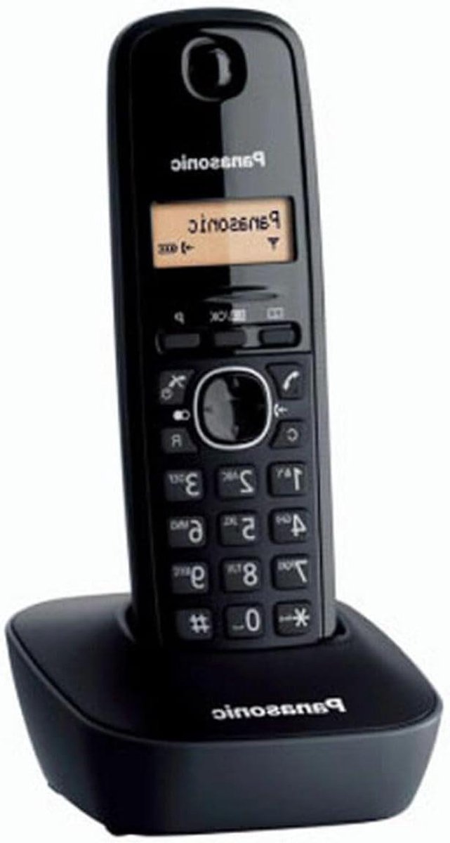 Draadloze Telefoon - DECT Telefoon - Thuisgebruik - Eenvoudige Bediening - 1 Stuks - Zwart