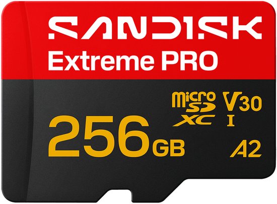 Sandisk Extreme PRO microSDXC 256GB 170MB/s