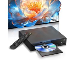 DVD Speler met HDMI - Blu Ray Spelers - Externe DVVD Speler -Zwart - Afstandsbediening