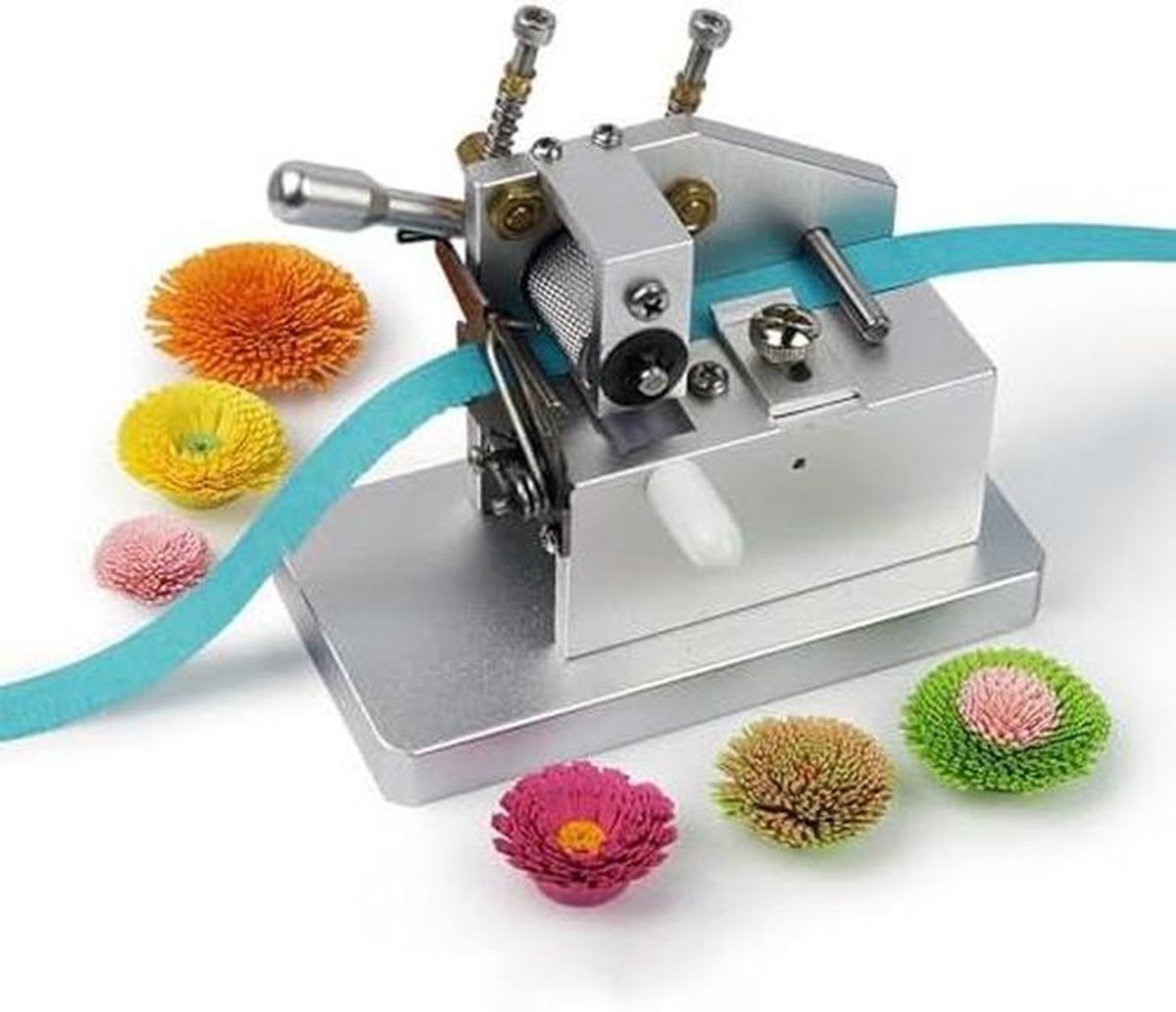 Quilling Machine - Papier Franjes Maker - Papierkunst Maken - Verstelbare Breedte - 95 mm x 85 mm - Metaal