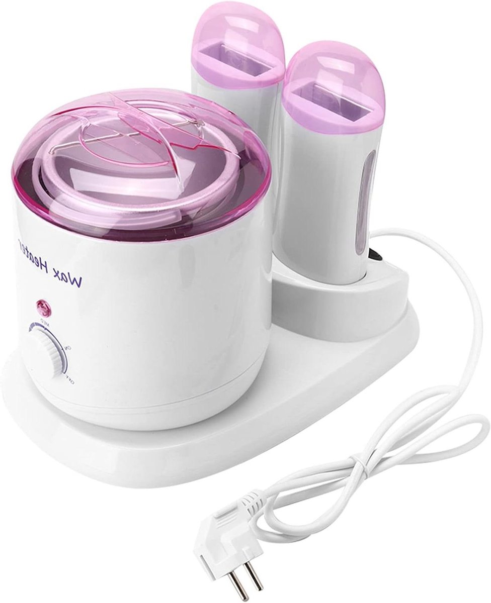 Waxverwarmer - Ontharingskit - Salonkwaliteit thuis - Dubbele verwarming - 800 ml - Wit