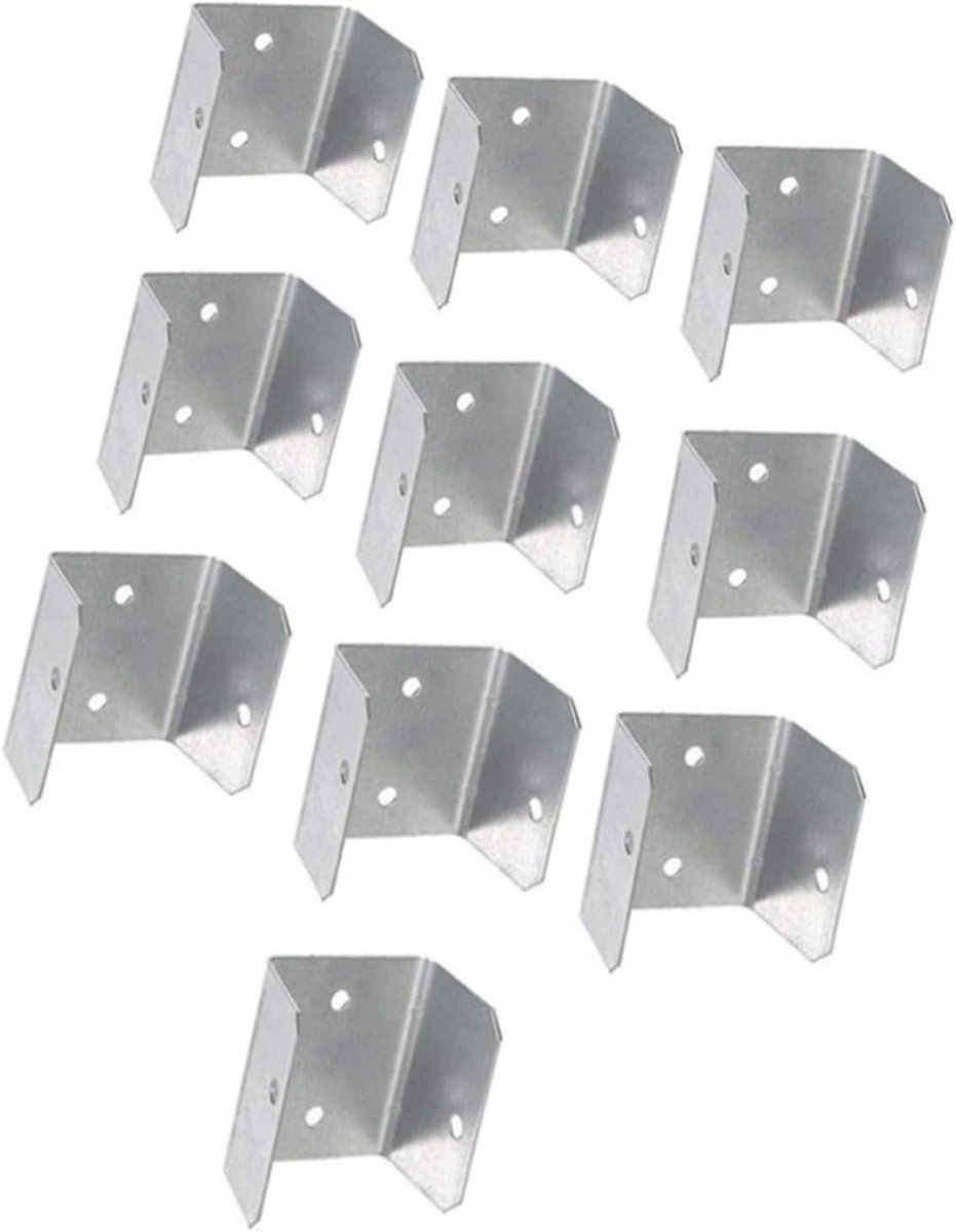 Hekpaneelclips - Paalklemmen Beugels - Hekwerk Bevestigen - Roestbestendige Staalconstruct