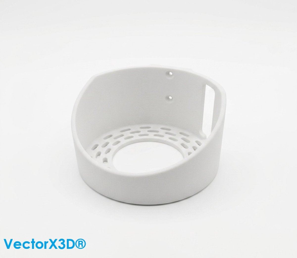 Muurbeugel geschikt voor TP-Link Deco X50 5G Mesh WiFi Wandhouder | Stevige Muur Beugel | Wall Mount Houder - Inclusief Bevestigingsmateriaal - Wit - VectorX3D®