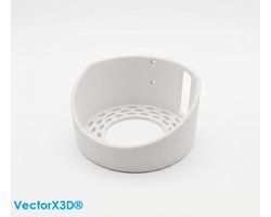Muurbeugel geschikt voor TP-Link Deco X50 5G Mesh WiFi Wandhouder | Stevige Muur Beugel | Wall Mount Houder – Inclusief Bevestigingsmateriaal – Wit – VectorX3D®