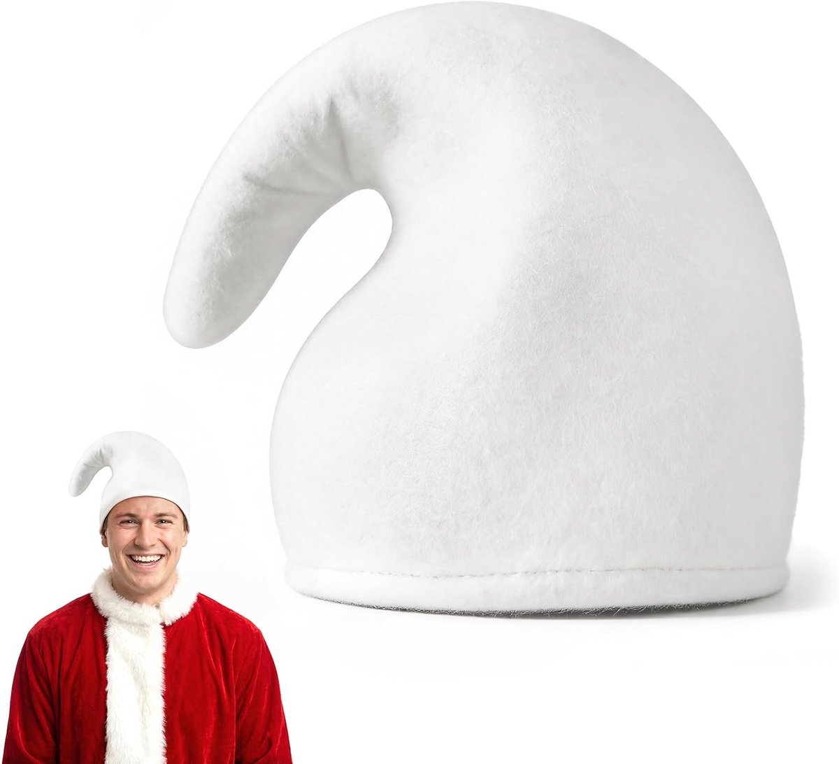 Puntige Dwarfs Hoed voor Volwassenen - Vilt Dwarfs Hoed, Elf Hoed en Gnome Hoed voor Kerst en Carnaval Cosplay Accessoires