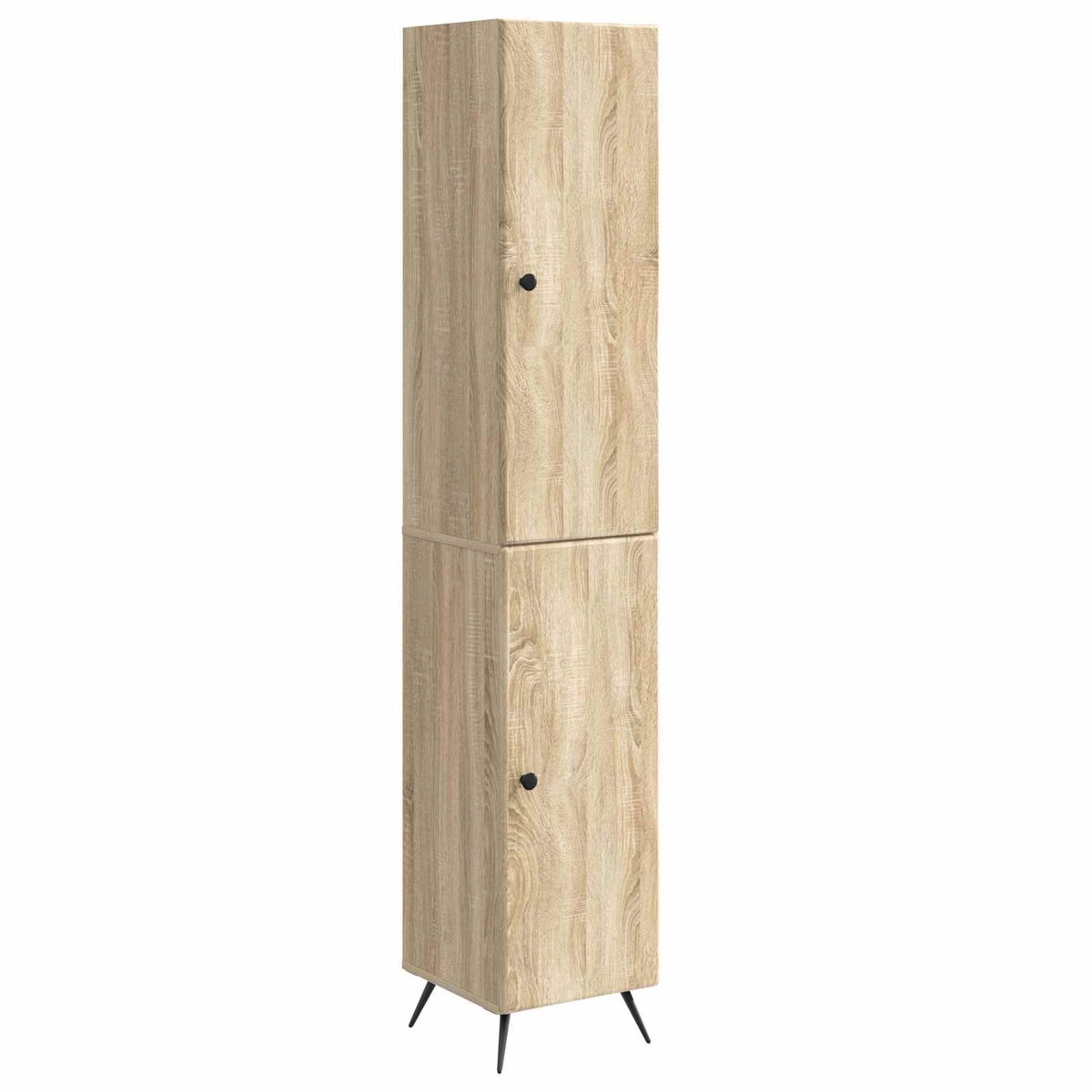 vidaXL Kast - Set - 2 - st - Sonoma - Eiken - Bewerkt - hout Sonoma eiken
