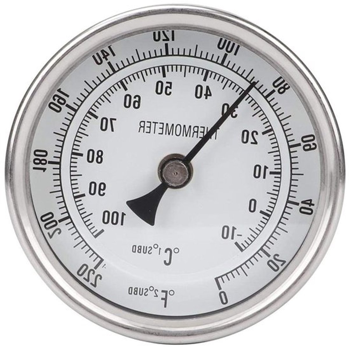 RVS thermometer met schroefdraad voor bier brouwen - Keukentool accessoires