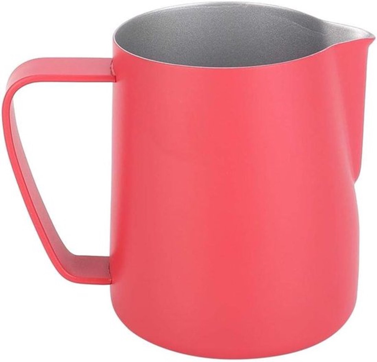 Melkkan 350ml RVS Melkschuimer Voor Koffie Latte - Roosrood Kleurig