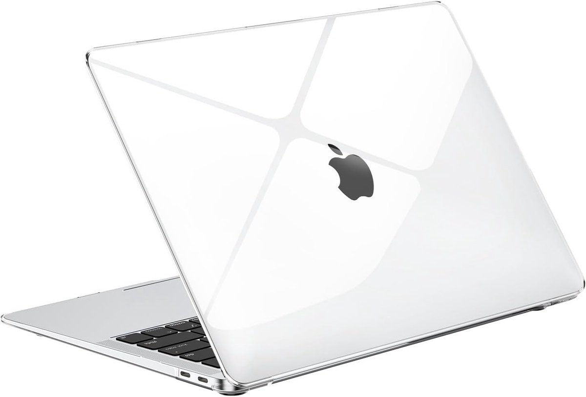 Ultra dunne hardcase voor MacBook Air 13 inch M1 A2337 A2179 A1932, 2021-2018 - Glanzend en transparant, perfecte bescherming en stijl voor je laptop