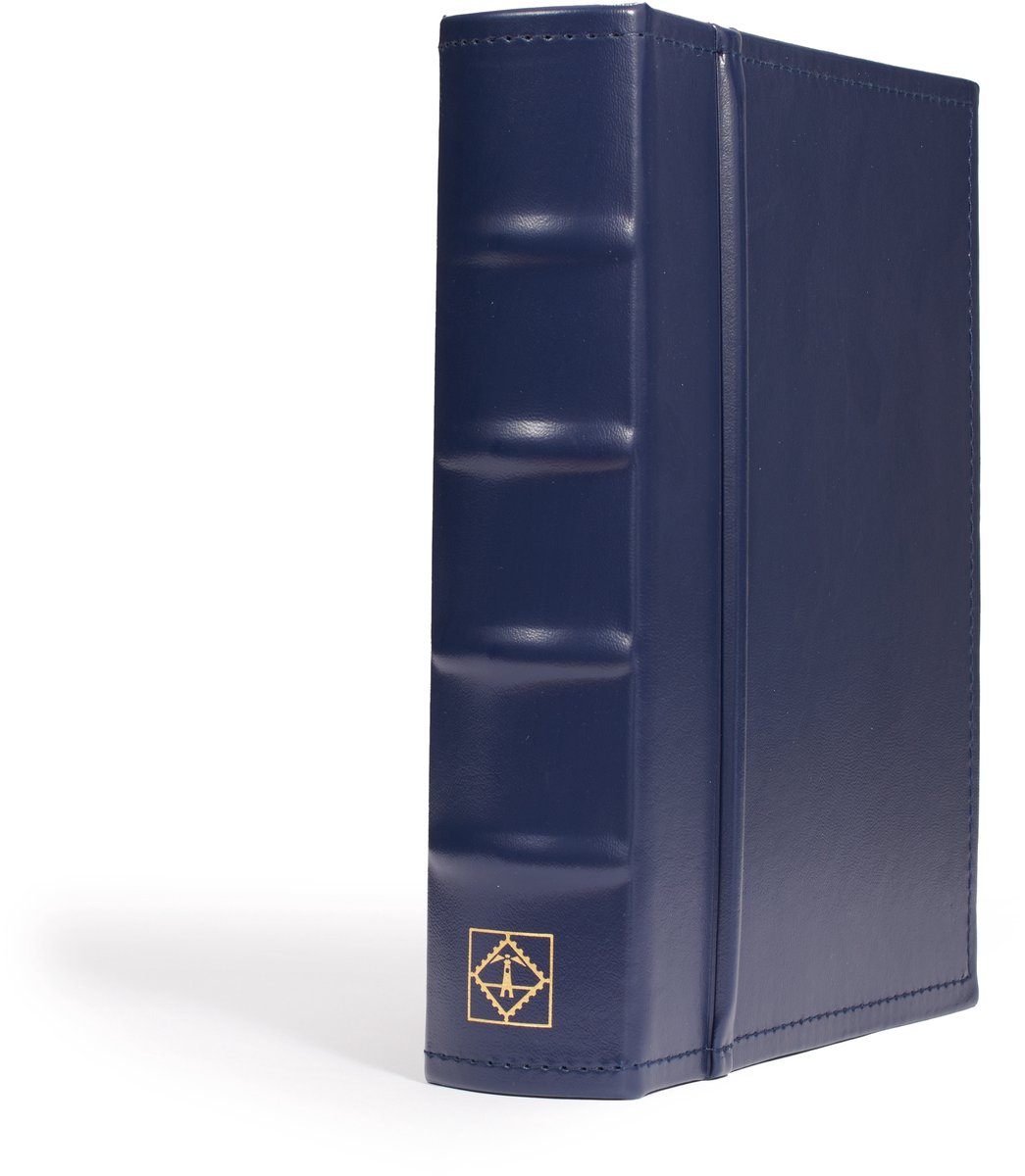 LEUCHTTURM - Postzegelalbum - Eerste dag bladmuziekalbum, inclusief 50 transparante hoesjes, blauw