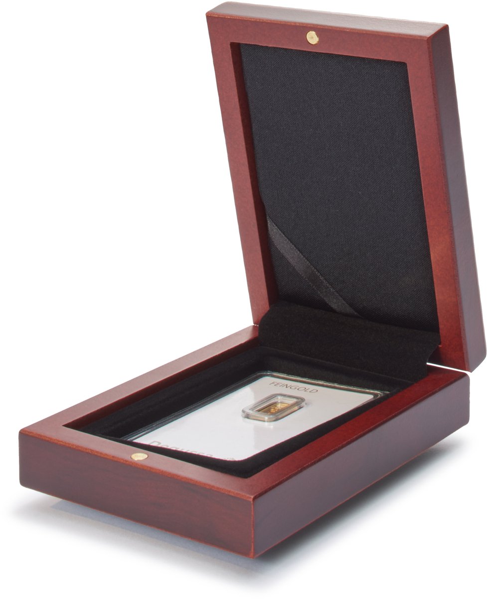 Munten box, Volterra - voor Coin-card/Goudbaar-blister 54x86 mm.