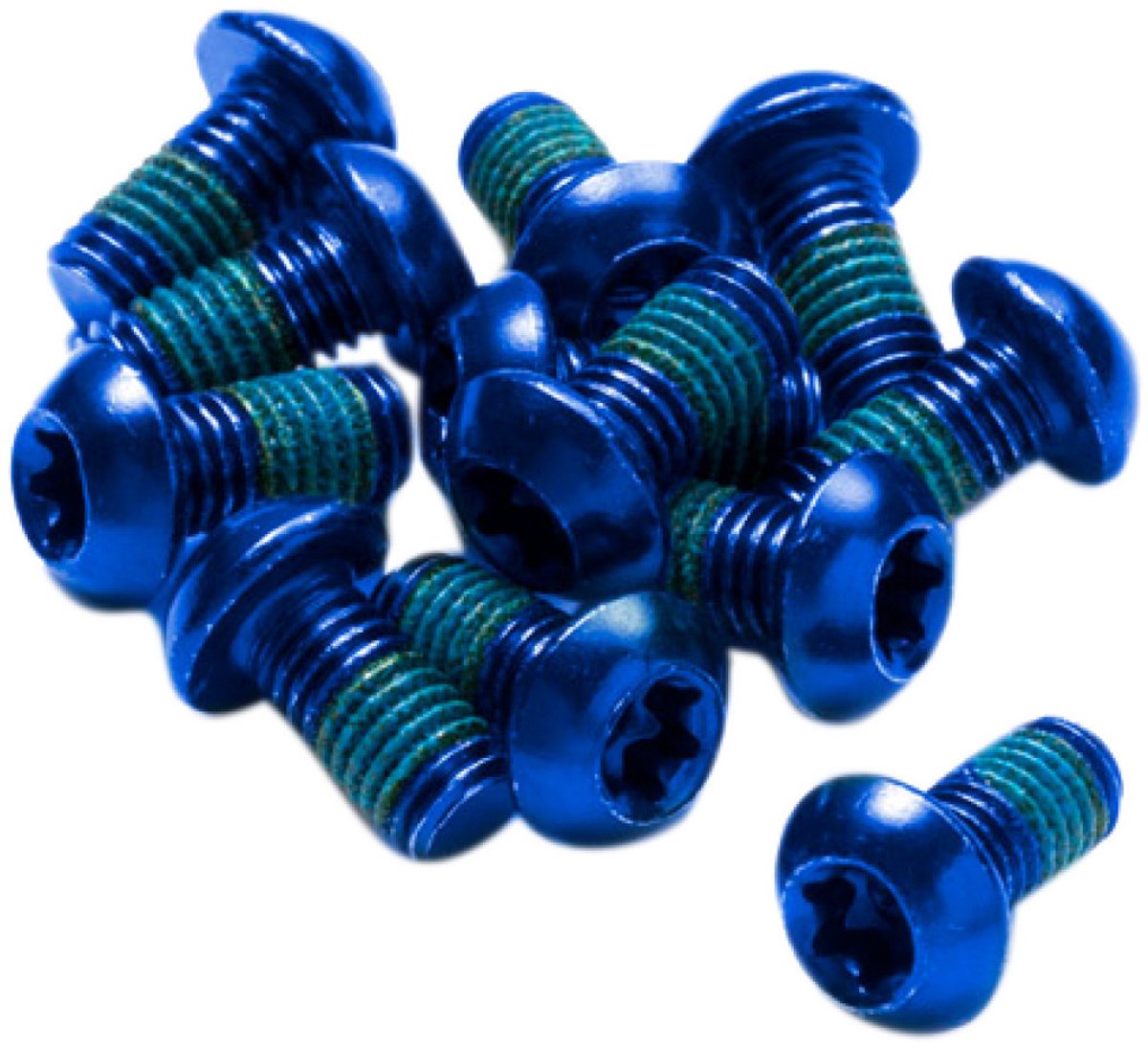 Reverse Components Schijfremmen Schroeven 12 Eenheden Blauw M5 x 10 mm