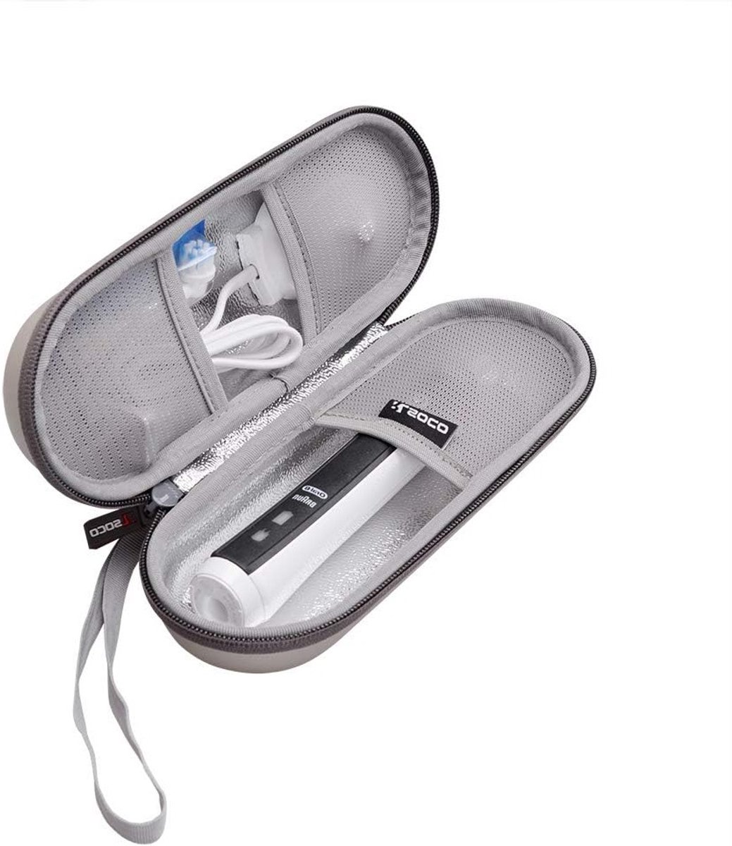 Reisopbergcase voor Elektrische Tandenborstels - Geschikt voor Oral-B, Philips Sonicare en Xiaomi met Oplader Accessoires — afbeelding 1