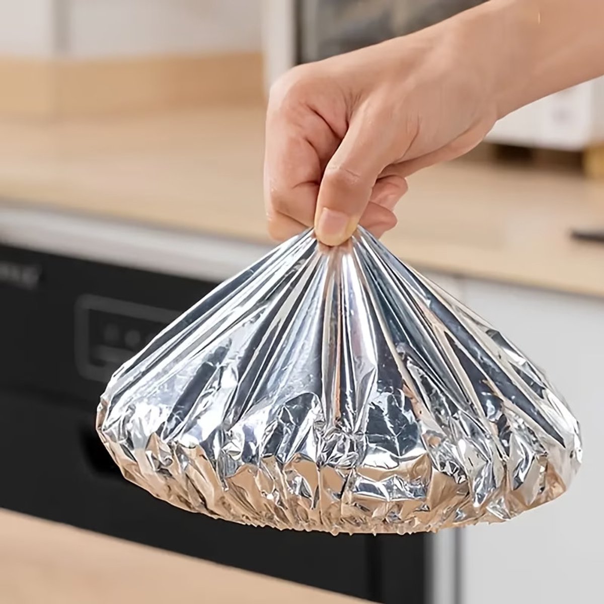 10 Stuks Herbruikbare Aluminium Folie Voedselhoezen – 38 cm Food Grade Afdekhoezen voor Borden, Schalen & Kommen – Warmhouddeksel, Stofdicht & Insectenwerend — cadeau in Cadeau-ideeën - foto 2