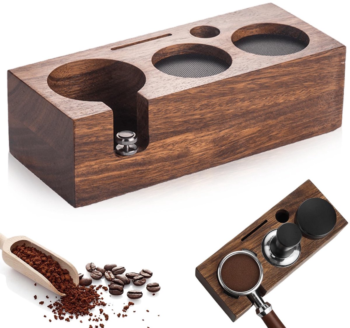 Dailygoods - Walnoot Koffietamperstation 51 mm