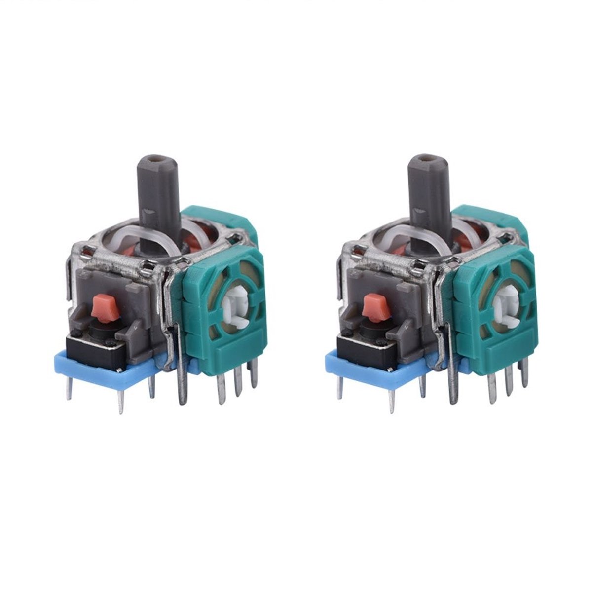 Dailygoody - Analoge Joystickmodule - Joystickvervanging - Perfect voor gaming - 2 stuks - 3D-joystick - Geschikt voor verschillende controllers